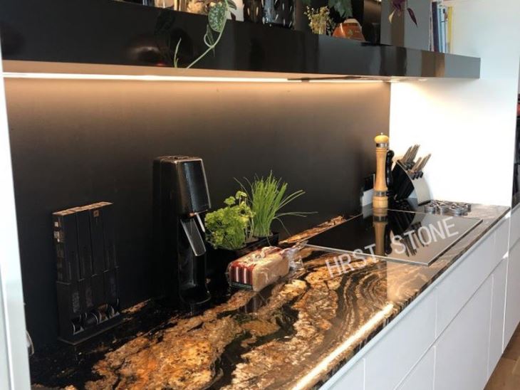 Oris Gold Granite Kitchen Countertop Oris Gold Granite Kitchen Countertop