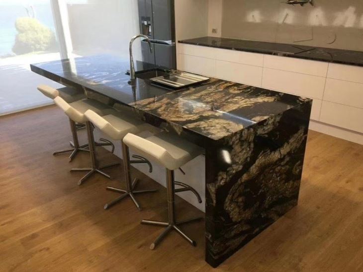 Oris Gold Granite Kitchen Countertop Oris Gold Granite Kitchen Countertop