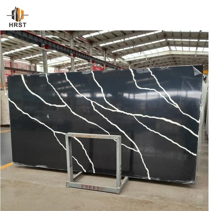 Black Quartz Kitchen Countertops