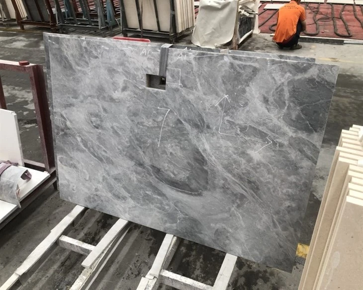 Himalayan Gray Marble island waterfall